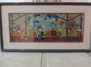 Warner Brothers " Sound Stage " (1991) Animation Cel Signed By Chuck Jones