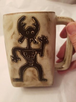 Design By Mara Mexico Vintage Art Pottery Stoneware Coffee Tea Mug Cup