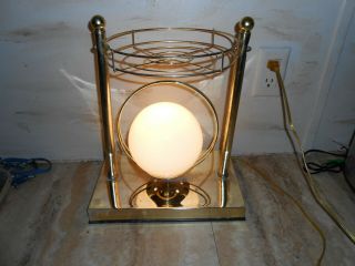 Mid Century Modern Era Space Age Atomic Globe Table Lamp R