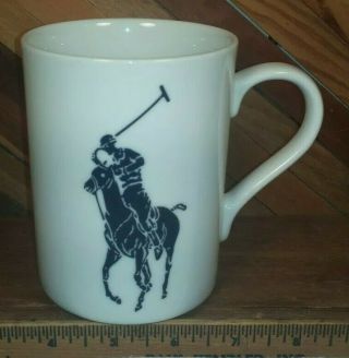Ralph Lauren Polo Player Pony Horse Coffee Mug Cup