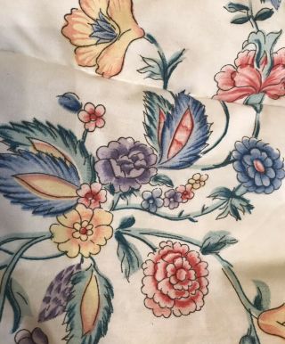 Vintage Laura Ashley “chinese Silk” Set Full Comforter 2 Shams & Bedskirt