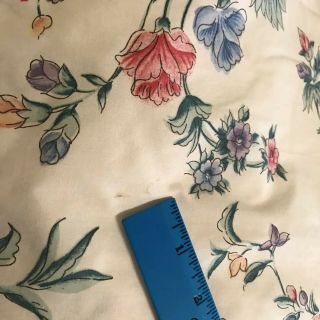 Vintage Laura Ashley “chinese Silk” Set Full Comforter 2 Shams & Bedskirt 3