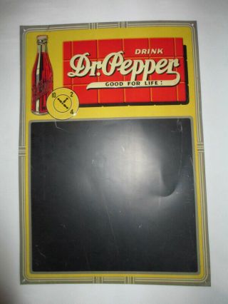 Dr.  Pepper Good For Life Chalkboard Menu Board Robertson Dualife 1941