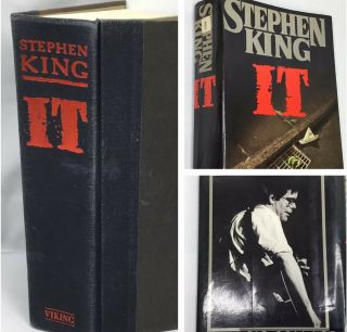 Vintage Stephen King It Book Novel 1st Edition 1st Printing 1986 Viking Sk