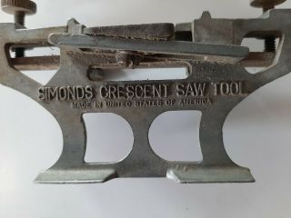 Simonds Crescent Saw Tool No.  340 Raker Gauge Crosscut Lumbering