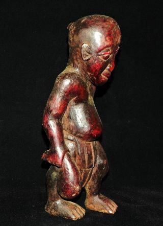 Bamun,  Cameroon: Traditional Hand - Carved Wooden Statue.  Water/Medicine Carrier 2