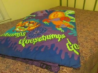 Vintage 1990s Goosebumps Twin Comforter 87” X 63”