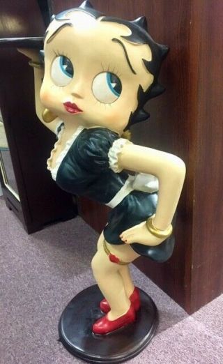 Betty Boop French Maid Life Size Statue 29” High.