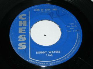 Blues R&b 45 - Muddy Waters - Tiger In Your Tent - Chess
