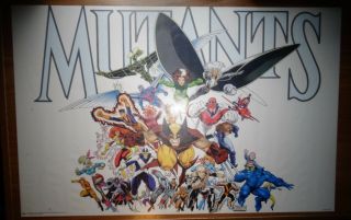 Marvel Mutants 1989 Vintage Poster From A Store Closed In 1990 