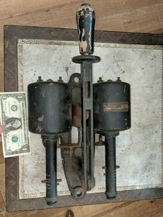 Vtg Antique Electric Panel Knife Trolley Switch Lever Steampunk Frankenstein