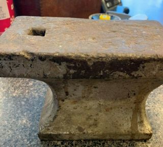 Large Anvil Weighs 21.  6 lbs 10 1/4 long x 3 3/4 wide and 5 1/8 tall tool 2