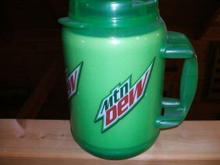 Vintage Whirley Insulated Travel Mug 52 Oz & Lid Mountain Dew Mtn Made In Usa