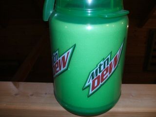 Vintage WHIRLEY Insulated Travel Mug 52 Oz & Lid MOUNTAIN DEW MTN MADE IN USA 2