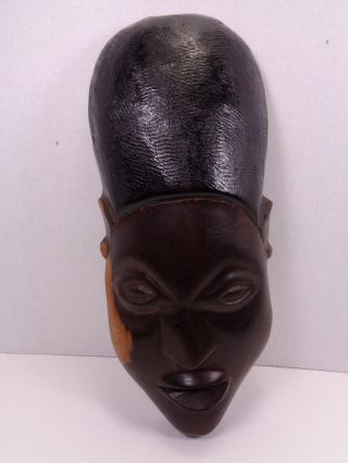 Vintage Originalwooden Mask Zanbezi Tribal Hand Carved Wood Barotse Land Africa