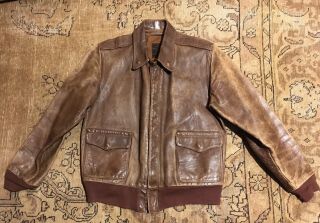 WWII Named J.  A.  Dubow CBI A - 2 Jacket With 3 Chits Size 40. 2