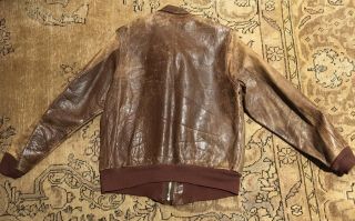 WWII Named J.  A.  Dubow CBI A - 2 Jacket With 3 Chits Size 40. 3