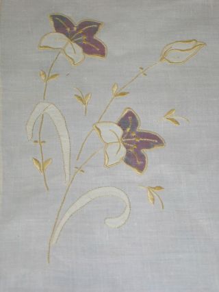 Gorgeous Antique Vtg 8 Pc Set Madeira Embroidery Napkins Placemats Tulips