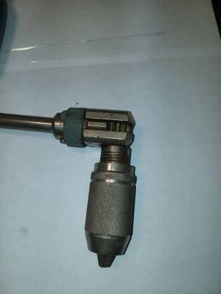Vintage Stanley Handyman No H125 3 Brace Ratchet Hand Drill Auger Bit Tool 2