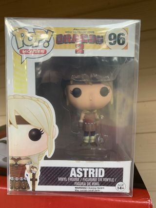 Funko Pop Astrid How To Train Your Dragon 2 Vaulted Protector Dreamworks