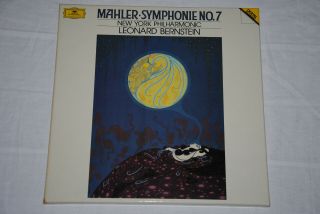 Mahler Symphonie No.  7 - Bernstein - Orig Dgg Digital Stereo 2 - Lp Box Germany