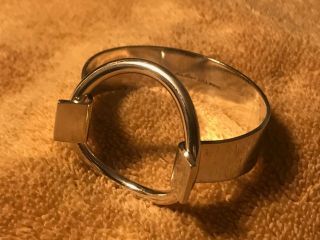 Hans Hansen Denmark Modernist Sterling Silver Ring Bracelet Bent Gabrielsen