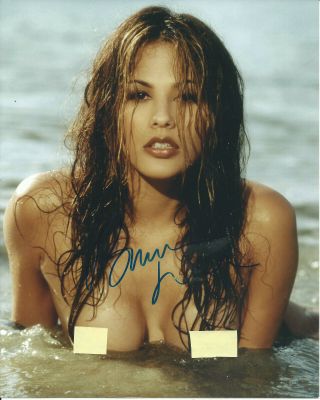 Bonnie - Jill Laflin 49ers Warriors Cheerleader Sexy In - Person Hand Signed Photo