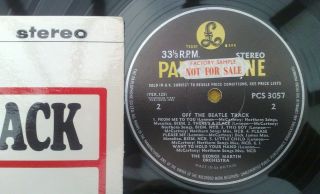 George Martin " Off The Beatle Track " Rare Sample Orig Midsize Stereo 1g1g