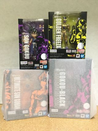 Sdcc 2019 Tamashii Nations Sh Figuarts Dragonball Z Event Exclusive - Set Of 4