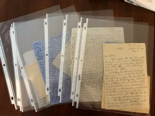 Ww2 British Letters Of A Major In The Anti Tank Artillery - Normandy Campaign