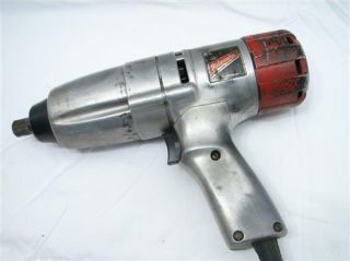 Vintage Milwaukee Heavy Duty 1/2 " Drive Impact Wrench Drill Tool 9051 Driver