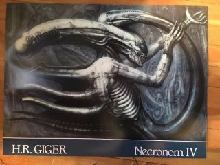 Hr Giger Necronom Iv Vintage Poster Print 1976 Alien