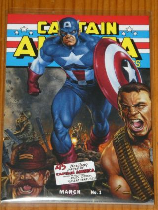 2016 Jusko Marvel Masterpieces What If Tier 3 Card 80 Captain America