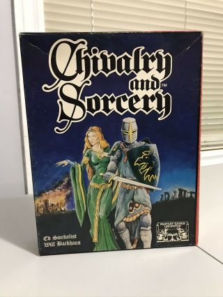 Vintage Chivalry And Sorcery Second Edition Fantasy Rpg Game 1981