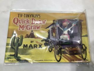 Rare Quick Draw Mcdraw Marx Tv Tinykins Hanna Barbera Postcard On Card