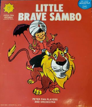 Little Brave Sambo,  Book And Record,  Peter Pan Records,  45rpm