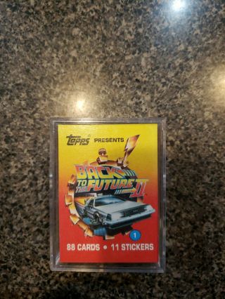 Back To The Future - Part Ii - Complete Card Set (88/11) - 1989 Topps - Nm