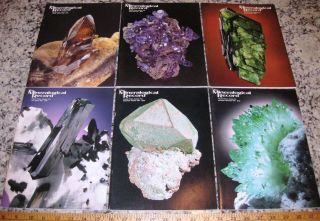 Vol 15 Mineralogical Record 1984 All 6 Issues Complete Minerals Crystals Mining