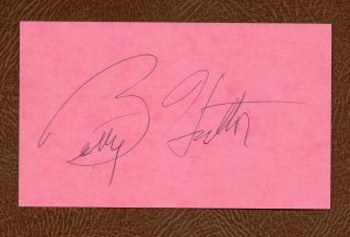 Betty Hutton Hollywood Actress " Annie Get Your Gun " Card Signature