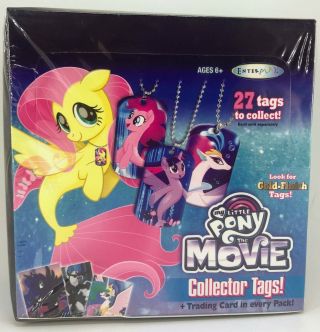 My Little Pony The Movie Dog Tag & Trading Card Box Series 2 Contains 24 Packs