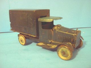 OLD 1920,  s C,  W COFFEE PRESSED STEEL TRUCK 2