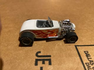 Hot Wheels Street Rodder White Flames Goodyear Tires Real Riders 1982 Grey Hubs