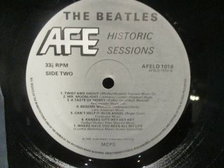 The Beatles Historic Sessions DBL LP UK PRESS 3