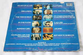 Blondie The Best Of Blondie 1981 US VG Vinyl LP Chrysalis ‎CHR 1337 Wave 2