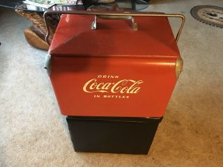 Vintage 1950’s Coca Cola Cooler - Classic Red - Acton Mfg/coke Ice Chest - Cooler