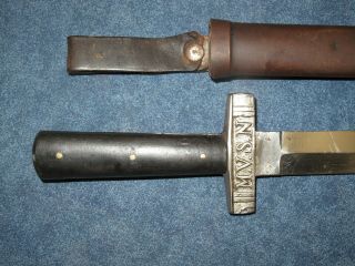 Very Rare Ww2 Italian Mvsn Model 1932 Border Guard Dagger Knife