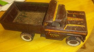 1966 Vintage Structo Toy Dump Truck Toy - Good Or Restoration Project