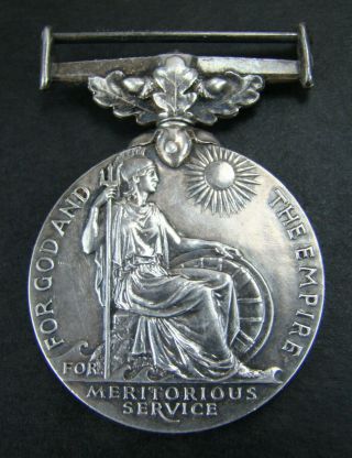 1939 - 45 Ww2 British Military Meritorious Service Medal - Named Woman Ats