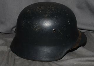 Wwii German Army Steel Helmet With Good Liner