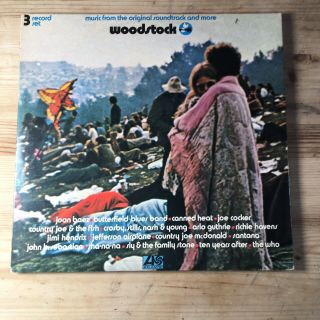 Woodstock Soundtrack Vinyl 3 Lp Uk Atlantic K 60001